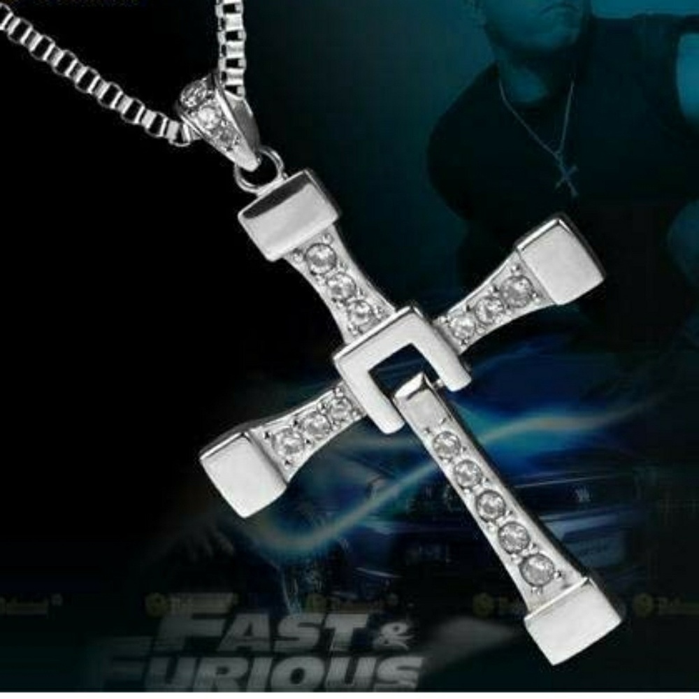 Mens Cross Necklace - Picture 5 of 7